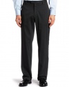 Kenneth Cole New York Men's Tab Front Pant, Black Combo, 33/32