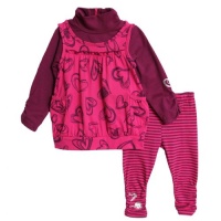 BT Kids Infant Girls (12-24 months) 2 pc pink and purple top and leggings set