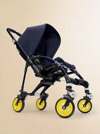 Light and sleek, compact and convenient, the Bee is flexible and car seat adaptable, designed to accommodate children from newborns through toddlers.