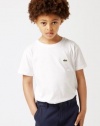 Lacoste Boys Short Sleeve Classsic T-shirt White, Size 2YR- TJ9315