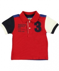 Nautica Sportswear Kids Baby-Boys Infant Pieced Short Sleeve Fashion Polo Shirt