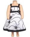 Princess Faith Clio Dress (Sizes 12M - 24M) - white/black, 18 months