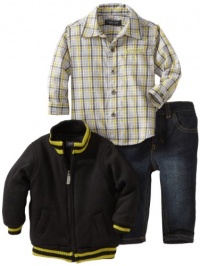 Kenneth Cole Baby-boys Infant Jacket with Shirt and Jean