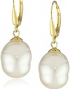 Majorica 12mm Baroque Pearl Drop Earrings