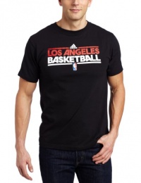 NBA Los Angeles Clippers Practice Short Sleeve Tee (Black, Medium)