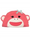 Baby Starters Baby-girls Newborn Sock Monkey Novelty Hat, Coral, 3-6 Months