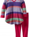 Splendid Littles Baby-girls Newborn Camden Stripe Tunic Set, Sprinkles, 3-6 Months