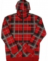 DC Shoes Boys Size (8-20) Big Pluma Plaid Hoodie (Large)