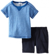 Splendid Littles Baby-Boys  Wallace Double Face Active Short Set, Sail, 12-18