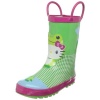 Western Chief Hello Kitty Froggy Rain Boot (Toddler/Little Kid/Big Kid),Green,10 M US Toddler