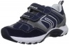 Geox CSTARK1 Sneaker (Infant/Toddler),Navy/Grey,26 EU/9 M US Toddler