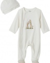 Little Me Layette Footie, Giraffe, Ivory, Newborn