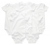 Carters Unisex Newborn-24 White Short Sleeve 5 Pack Bodysuits