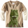 Tumbleweed Boys 2-7 T-Rex Teeth Two Tone Tee, Tan, 2T