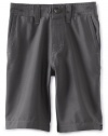 Quiksilver Boys 2-7 Dry Dock Amphibian Short, Gunsmoke, Medium