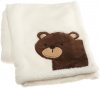 Carter's Forest Friends Boa Blanket, Tan/Choc, 30 X 40