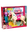 Barbie® doll is looking oh-so-glam in her ultra-chic equestrian riding fashion-all geared up and ready to take Tawny™ horse out for a ride.