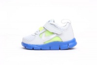 NIKE Free Run 3 Toddler Running Shoes, Pure Platinum/Silver/Volt/Soar