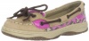 Sperry Top-Sider Angelfish Loafer (Toddler/Little Kid/Big Kid),Linen Oat/Magenta,5.5 M US Big Kid