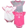 Infant New Orlean Saints 3 Piece Creeper Set (12m-24m) Infant 12 Months