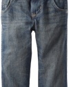 Wrangler Boys 2-7 Relaxed Fit Boot Cut Jean, Night Sky, 7 Slim