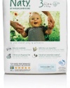 Nature Babycare Chlorine-Free ECO Diapers Size 3 (16-28lbs) (Pack of 4)