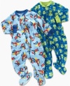 Help your little guy get some traction with one of these darling footed coveralls from Little Me.