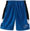 NFL Detroit Lions 8-20 Boys Kick Off Mesh Short (Lion Blue, Large)