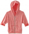 Splendid Girls 7-16 Hazy Melange Hoodie, Blaze, 10