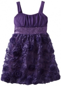 Ruby Rox Kids Girls 7-16 Soutache Dress, Purple, 16