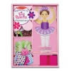 Melissa & Doug Deluxe 27-Piece Nina Ballerina Magnetic Dress-Up