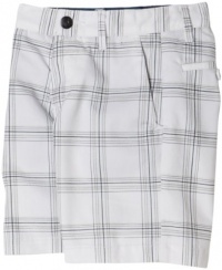 Volcom Boys 2-7 Frickin Youth Chino Plaid Short, White, 5