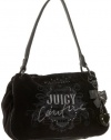 Juicy Couture Her Royal Highness Mini Satchel,Black/Black,one size