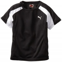 Puma - Kids Boys 2-7 Lit Sport Tee, Black, 6