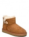 Ugg New Ugg? Australia Mini Bailey Button Chestnut 3 Kids Boots