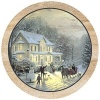 Home for the Holidays by Thomas Kinkade Sandstone Thirstystone Coasters