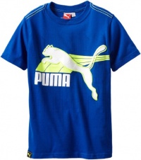 Puma - Kids Boys 8-20 Form Stripe Tee, Blue, Medium