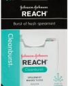 Reach Clean Burst Dental Floss, Waxed,  Cleanburst, 55 Yard  (Pack of 4)