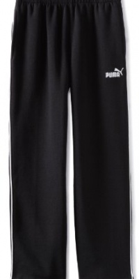 PUMA Boy's Fleece Pants, Black, L (14/16)