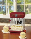 Everyone loves popcorn, and this movie theater-style counter-top popper delivers the goods: up to eight cups of hot, delicious popcorn are ready in just minutes! It's a perfect touch for kid's parties, game time snacks, or just because. Removable, magnetized door and pivoting kettleRemovable serving tray 40-foot power cord300 watts11W X 17H X 11½DImported