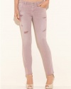 GUESS Brittney Ankle Skinny Distressed Colored, CLEAN CHESHIRE PURPLE (24)