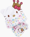 Let it snow! She'll love being out in the snow with this cozy fleece hat and gloves set from Hello Kitty.