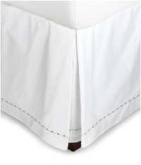 Barbara Barry Dream Pearls 100% Supima Cotton Sateen California King Bedskirt