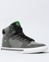 Supra Kids Vaider Youth Boys Size 3 Gray Suede Sneakers Shoes