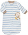 Carter's Sleeping Bag - Blue White Stripe Monkey-One Size