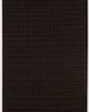 Couristan 1001/2000 Recife Saddle Stitch Black/Cocoa Rug, 3-Feet 9-Inch by 5-Feet 5-Inch