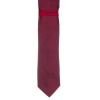 Alfani Mens Designer Solid Stripes Patterned Polyester Neck Tie red One Size