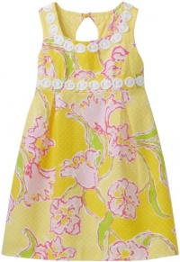 Lilly Pulitzer Girls 2-6X Mini Adelson Day Lilly Dress, Starfruit Yellow Day Lilly, 5