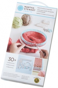 Martha Stewart Crafts Lion Brand Yarn 5000-100 Knit and Weave Loom Kit