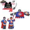 Melissa & Doug Pirate, Super Hero and Knight Costume Role Play Set of 3